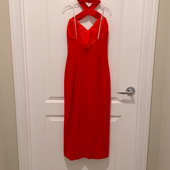 Vintage Red Gown Size XS - Picture 3 of 4